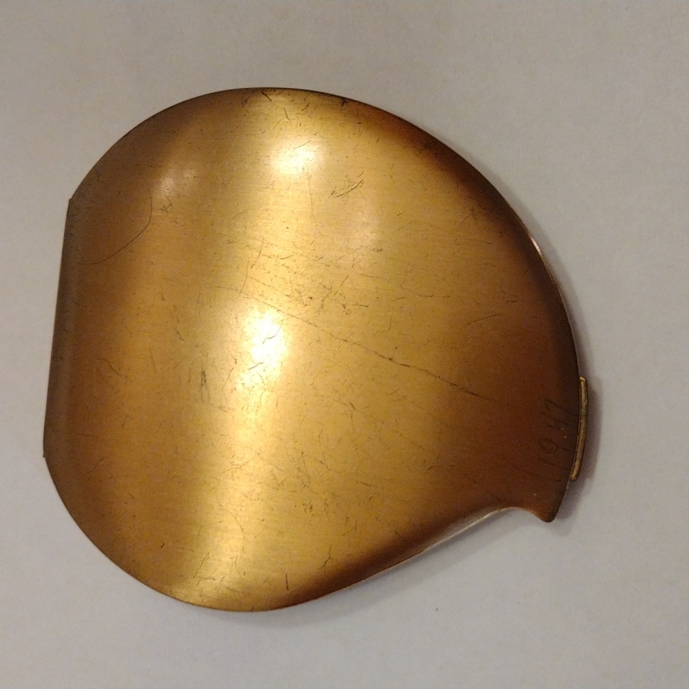 SOLD! Vintage 1940s Gold Elgin American Heart Shaped I Love You Mirror Compact! - Picture 8 of 10